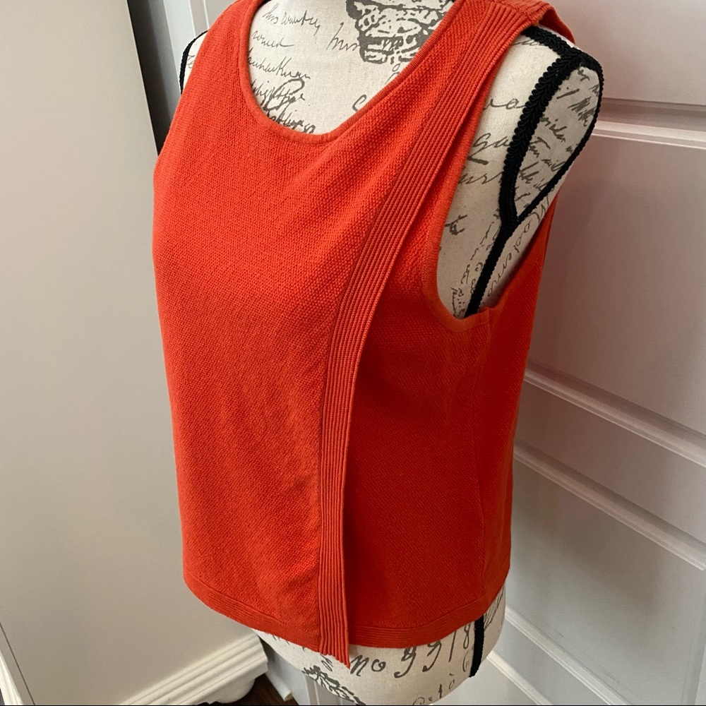 Harlyn sweater tank with cute draping detail